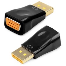 Конвертер DP m -> D-Sub f, Cablexpert A-DPM-VGAF-01 Converter, DisplayPort (VGA),  A-M-VGAF-01