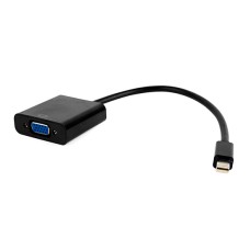 Конвертер mDP m -> D-Sub f, Cablexpert A-mDPM-VGAF-02 Converter, MiniDisplayPort (VGA) A-M-VGAF-02, black