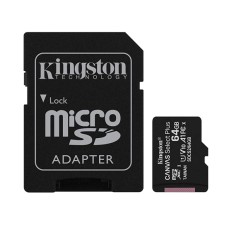 Карта памяти Kingston SDCS2/64GB с адаптером