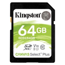 Карта памяти SDXC Kingston, SDS2/64GB, 64GB