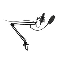 Микрофон Ritmix RDM-169 USB Microphone 30-20000Hz, 78dB, штатив, POP-фильтр, 1.5m cable, black