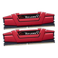 Комплект модулей памяти G.Skill RipJaws V [F4-2666C15D-8GVR] DDR4, 8 GB, red, 1.20V DIMM kit <2666MHz> F4-2666C15D-8GVR, (2x4GB), 15-15-15-35