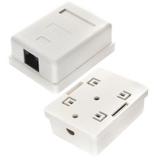 Розетка сетевая Cablexpert NA216 Net Socket RJ-45, 1 разъём