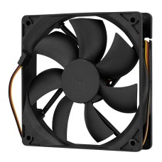 Вентилятор Gembird S12025H-3P4M, 12cm, Черный Fan for case, 2000rpm, 3pin