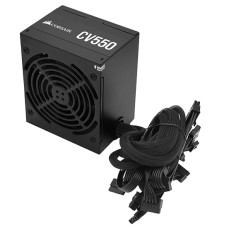 Блок питания ATX Corsair CV550, 550W Power supply CP-9020210-EU, 80plus Bronze, 2*(6+2)pin, 7 SATA
