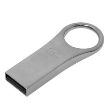 Флешка USB Silicon Power, Firma F80, 64GB, Серый flash SP064GBUF2F80V1S, USB 2.0, silver