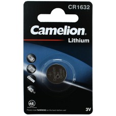Батарейка Camelion CR1632-BP1 lithium, 3V, 1pc pack
