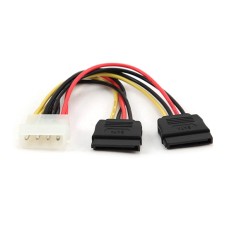 Конвертер Molex 4pin-2 x Sata power Cable internal SATA, for 2 HDD, Cablepert CC-SATA-PSY
