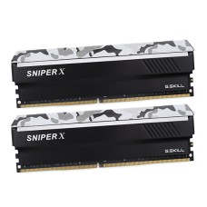 Комплект модулей памяти G.Skill Sniper X, F4-2666C19D-16GSXW, 16 GB DIMM DDR4 kit <2666MHz> (2x8GB), 19-19-19-43