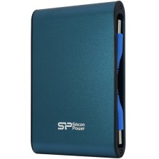 Внешний жесткий диск Silicon Power A80, SP010TBPHDA80S3B, 1 TB, blue HDD USB USB 3.1