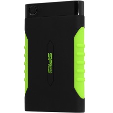 Внешний жесткий диск Silicon Power A15, SP020TBPHDA15S3K, 2 TB, black-green HDD USB USB 3.1