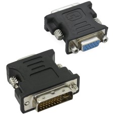 Конвертер DVI-A male -> D-Sub (VGA) female Converter Cablexpert [A-DVI-VGA-BK]