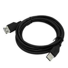 Кабель USB, Cablexpert CCP-USB2-AMAF-6, 1.8m Cable (удлинитель) Type Am- Af, USB 2.0, black