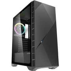 Корпус ATX midi tower Zalman Z3 Iceberg Black, (без БП), Черный