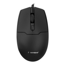 Уц. Мышь Gembird MOP-430, Optical, 1600 dpi, USB, Черный, повреждена упаковка Mouse black,