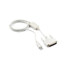 Адаптер RS-232, Cablexpert UAS112, 1.8m USB to Serial converter, DB25M