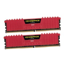 Комплект модулей памяти Corsair Vengeance LPX CMK16GX4M2B3200C16R, DDR4, 16 GB, red DIMM kit <3200MHz> (2x8GB)