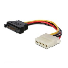 Кабель Molex 4m + SATA, Cablexpert CC-SATA-PS-M Cable converter for power supply