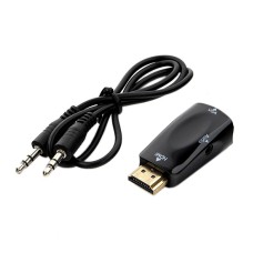 Конвертер HDMI m -> D-Sub (VGA) f, Cablexpert A-HDMI-VGA-02 Converter, black