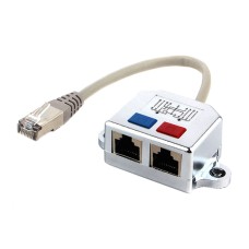 Переходник RJ45->2xRJ45, Cablexpert NCA-SP-02, 0.15m