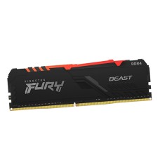 Модуль памяти Kingston Fury Beast RGB, KF432C16BBA/­16, DDR4, 16 GB, Черный DIMM <3200MHz> CL16, black