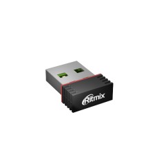 Беспроводной сетевой адаптер Ritmix RWA-120 Wireless LAN USB adapter, WiFi 4 (150M), RTL8188, USB, black