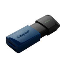Флешка USB Kingston DTXM, 64GB, Черный-синий flash 64GB DTXM USB 3.2, black-blue