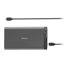Аккумуляторная USB зарядка Hama USB-C Power Pack, 26800 mAh, Черный power bank, PD, 5-20V/­60W, black
