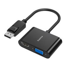 Конвертер DisplayPort -> HDMI/­VGA, Hama, 00200334, черный Converter black
