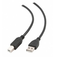 Кабель USB, Cablexpert CCP-USB2-AMBM-6, 1.8м, Черный Cable Type A-B, USB 2.0, black