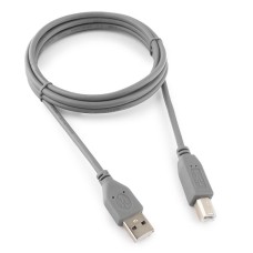 Кабель USB, Cablexpert CCP-USB2-AMBM-6G, 1.8м, Серый Cable Type A-B, USB 2.0, gray