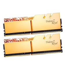 Комплект модулей памяти G.Skill Trident Z Royal, F4-3600C18D-64GTRG, DDR4, 64 GB, gold DIMM kit <3600MHz> (2x32GB), 18-22-22-42