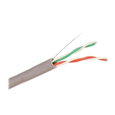 Кабель сетевой ExeGate UTP-2-C5e-CCA-S24-IN-PVC-GY-305, бухта Cable UTP, (~305м)
