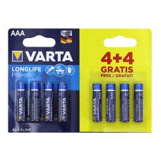 Батарейки Varta AAA (LR03/­MN2400) [4903-8] Longlife, комплект - 8 штук, [4903-8]