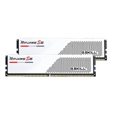 Комплект модулей памяти G.Skill Trident Z5, F5-5200J3636C16GX2-RS5W, DDR5, 32 GB, white DIMM kit <5200MHz> RipJaws S5, (2x16GB), 36-36-36-83