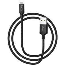 Кабель USB, Hoco  X14, Lightning, USB 2.0, 2м, черный Cable Type A - black
