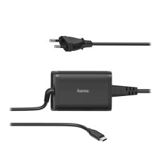 Блок питания для ноутбука Hama 00200006 Power adapter for notebook, 65W, 5-20V, 3.25A, USB Type-C