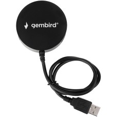Концентратор USB Gembird UHB-241B Hub 4 port, USB 2.0, black