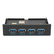 Планка 3.5 Gembird FP3.5-USB3-4A Plank Type-A 4USB 3.0