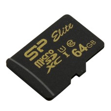 Карта памяти microSDXC Silicon Power, SP064GBSTXBU1V1G, 64GB