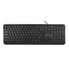 Клавиатура , USB, Delux DLK-290UB, Черный KeyBoard Black