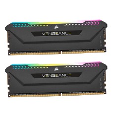 Комплект модулей памяти Corsair Vengeance RGB PRO SL, CMH16GX4M2D3600C18 (for AMD Ryzen & Intel), DDR4, 16 GB, black DIMM kit <3600MHz> (2x8GB),18-22-22-42