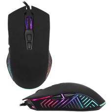 Мышь Sama, QX-02 Mouse optical, 3200 dpi, 1.6m cable, USB, black,Brown Box