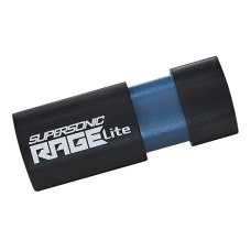 Флешка USB Patriot, Rage Lite, PEF128GRLB32U, 128GB Чёрный flash USB 3.2, black