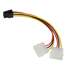 Удлинитель питания Cablexpert CC-PSU-84, 6+2m -> 8f Cable converter for power supply 6m 2xMolex 3pin(M), CC-PSU-63-15CM