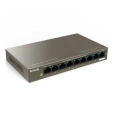 Сетевой коммутатор Tenda TEF1109P-8-63W Switch 8+1 port 10/­100M, 8xPoE, PoE 58W, desktop