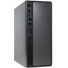 Корпус MATX mini tower Chieftec UNI, BS-10GR-300-FOB, (300W 80+ Bronze) Case Type-C, Metal grey