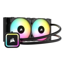 Система водяного охлаждения процессора Corsair H100x RGB [CW-9060065-WW2] Water Cooler iCUE for 1200/­1700/­115x/­1366/­2011/­2066, CW-9060065-WW2