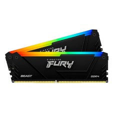 Комплект модулей памяти Kingston Fury Beast RGB, KF436C18BB2AK2/­64, DDR4, 64 GB, Черный DIMM kit <3600MHz> (2x32GB), CL18