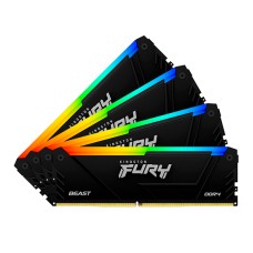 Комплект модулей памяти Kingston Fury Renegade RGB, KF432C16BB2AK4/­128, DDR4, 128 GB DIMM - kit <3200MHz> CL16 (4x32GB)